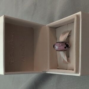 Pandora Disney Parks Pink and Black Charm